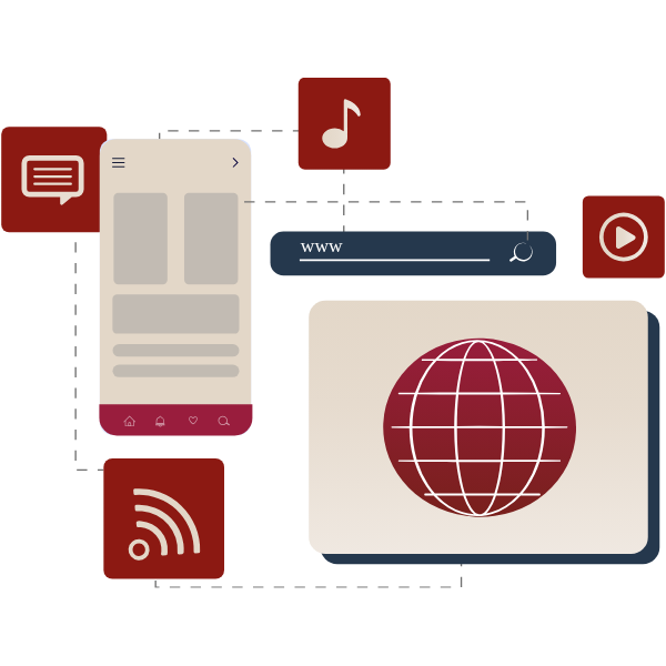 illustration solutions web et mobile