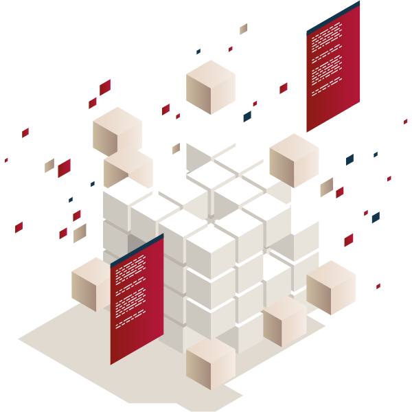 illustration solutions cloud et réseaux